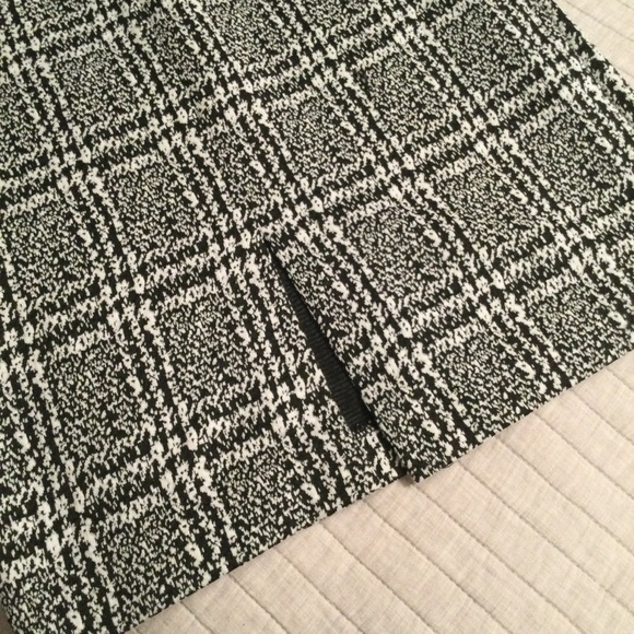 NWT Michael Kors blk/white plaid vneck dress S - Picture 10 of 16